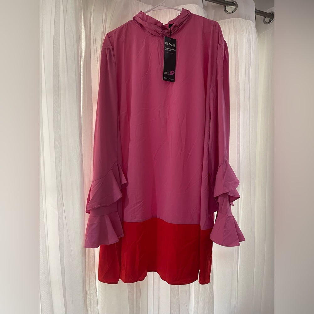 Various plus size women’s clothing for sale.